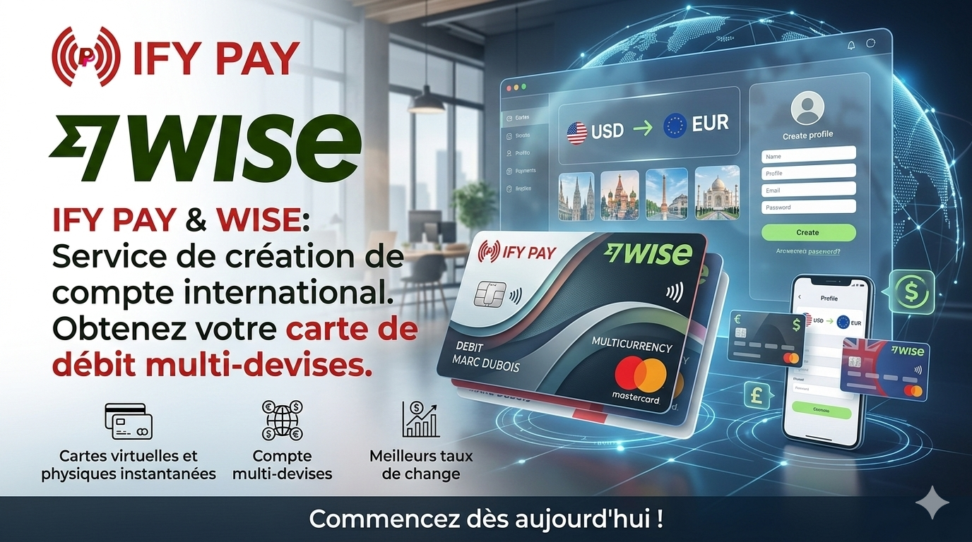 Création de Compte Wise – IFY PAY